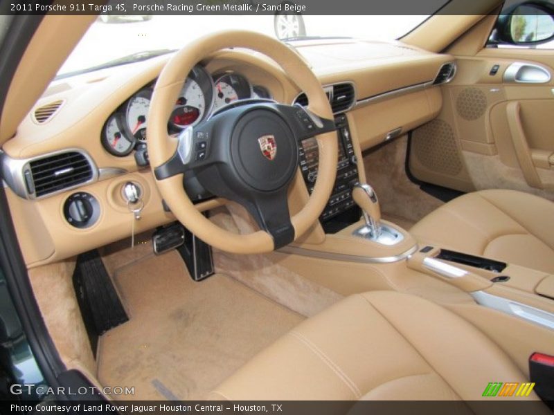 Sand Beige Interior - 2011 911 Targa 4S 