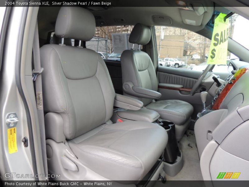 Silver Shadow Pearl / Fawn Beige 2004 Toyota Sienna XLE