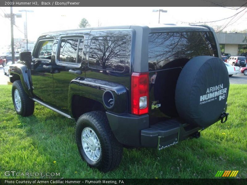 Black / Ebony/Pewter 2009 Hummer H3