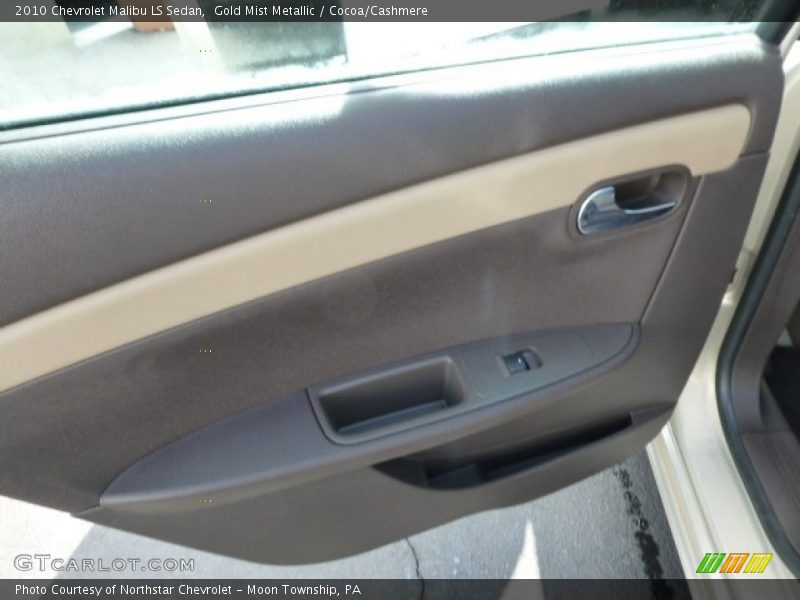Gold Mist Metallic / Cocoa/Cashmere 2010 Chevrolet Malibu LS Sedan