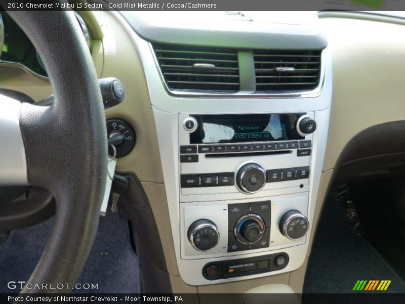 Gold Mist Metallic / Cocoa/Cashmere 2010 Chevrolet Malibu LS Sedan