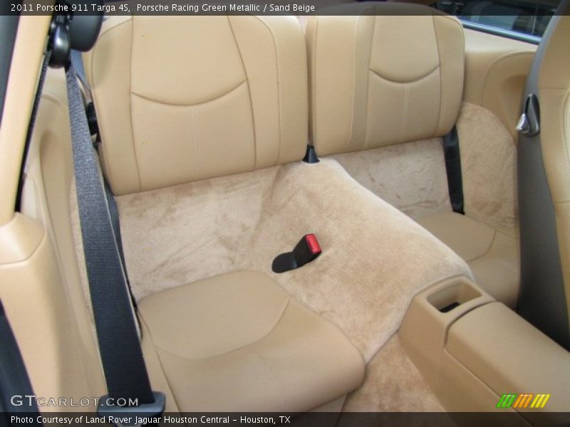 Rear Seat of 2011 911 Targa 4S