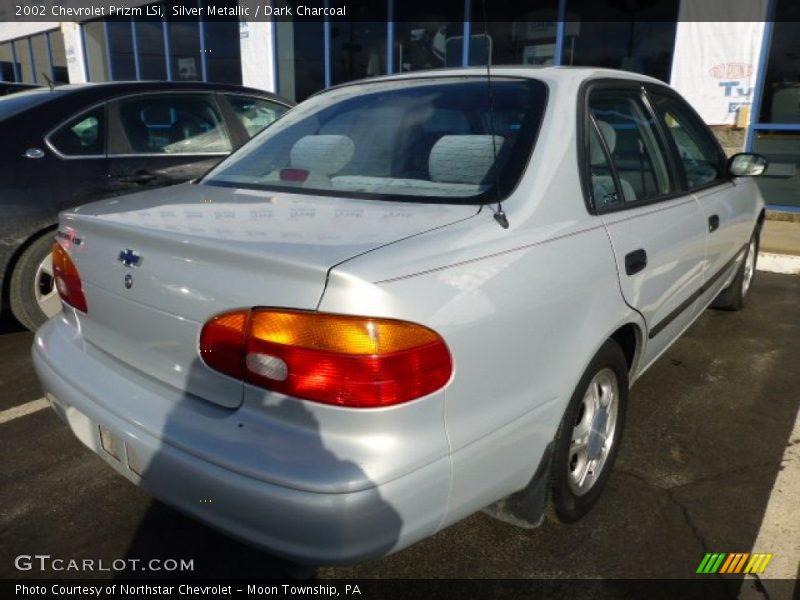 Silver Metallic / Dark Charcoal 2002 Chevrolet Prizm LSi