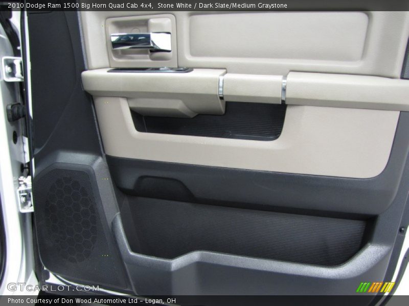 Stone White / Dark Slate/Medium Graystone 2010 Dodge Ram 1500 Big Horn Quad Cab 4x4