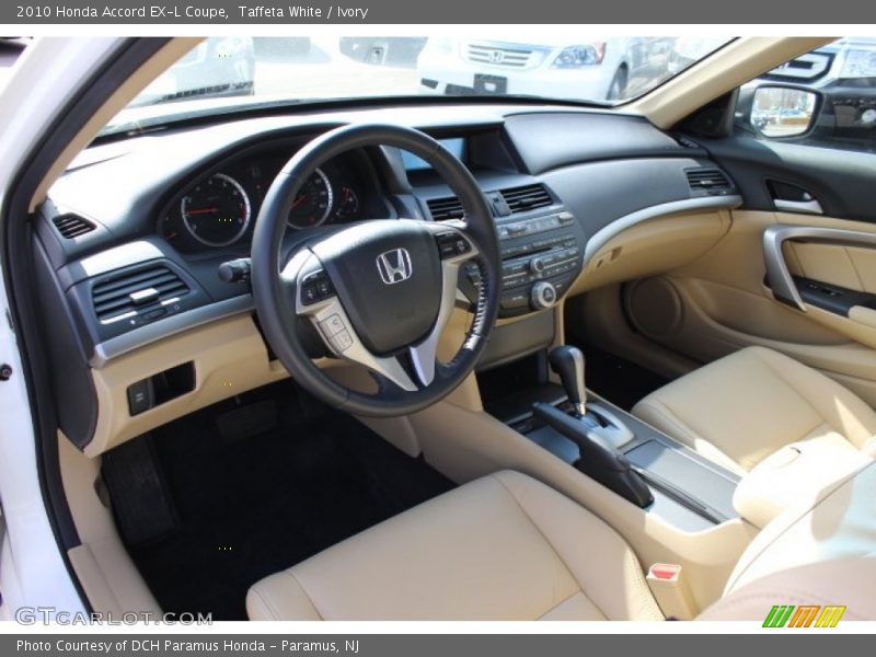 Ivory Interior - 2010 Accord EX-L Coupe 