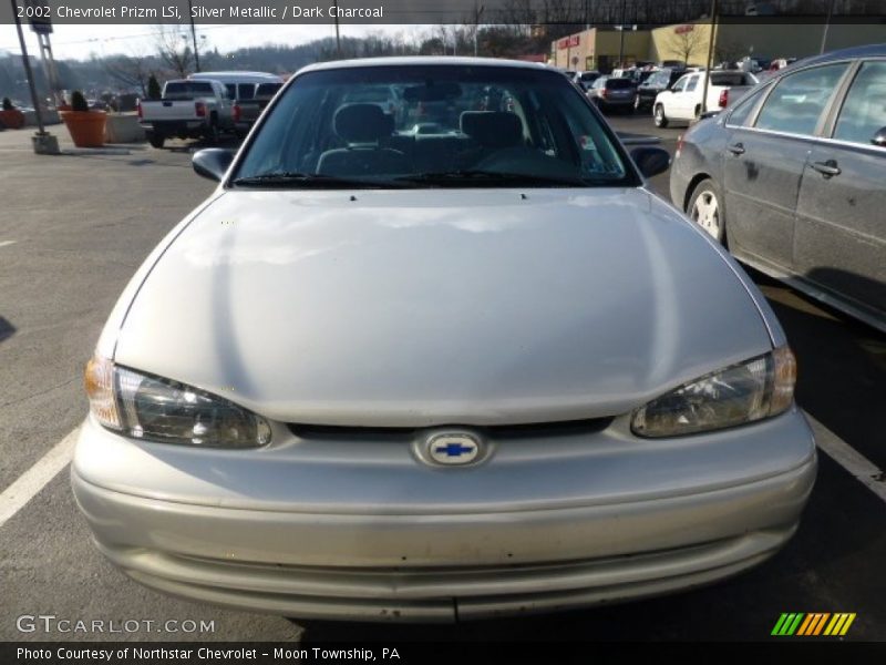 Silver Metallic / Dark Charcoal 2002 Chevrolet Prizm LSi