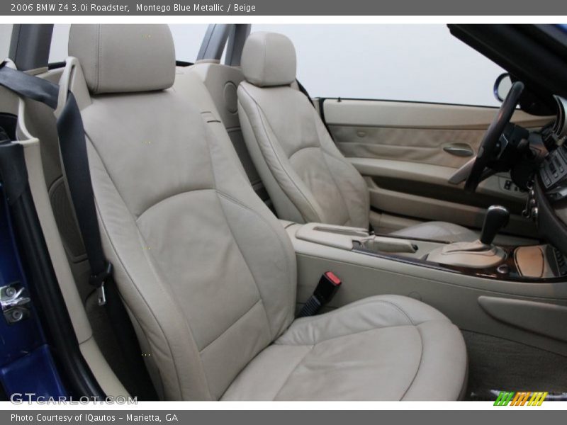 Montego Blue Metallic / Beige 2006 BMW Z4 3.0i Roadster