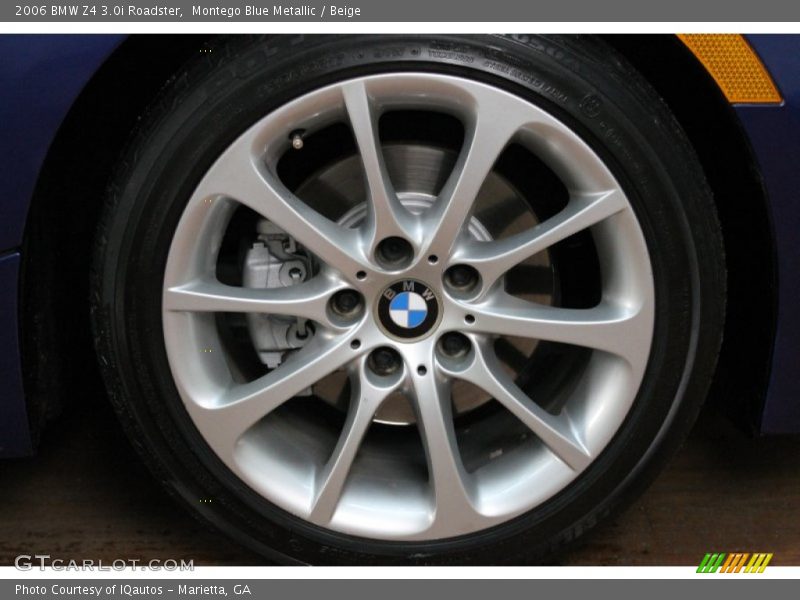 Montego Blue Metallic / Beige 2006 BMW Z4 3.0i Roadster