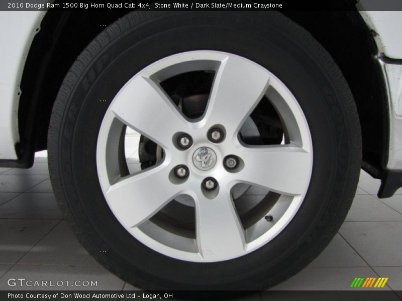 Stone White / Dark Slate/Medium Graystone 2010 Dodge Ram 1500 Big Horn Quad Cab 4x4