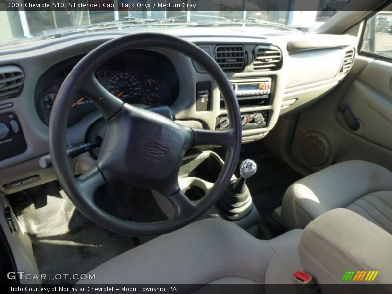 Medium Gray Interior - 2003 S10 LS Extended Cab 