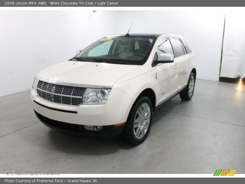White Chocolate Tri Coat / Light Camel 2008 Lincoln MKX AWD