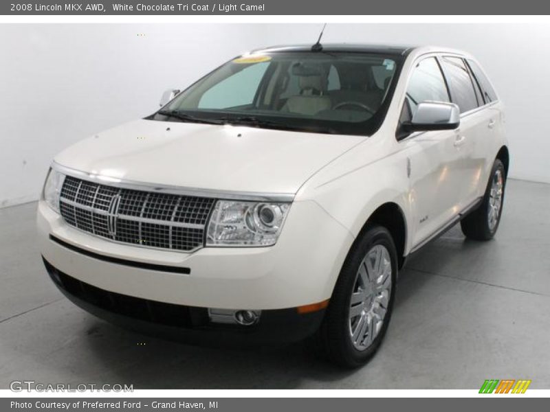 White Chocolate Tri Coat / Light Camel 2008 Lincoln MKX AWD
