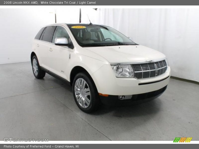 White Chocolate Tri Coat / Light Camel 2008 Lincoln MKX AWD