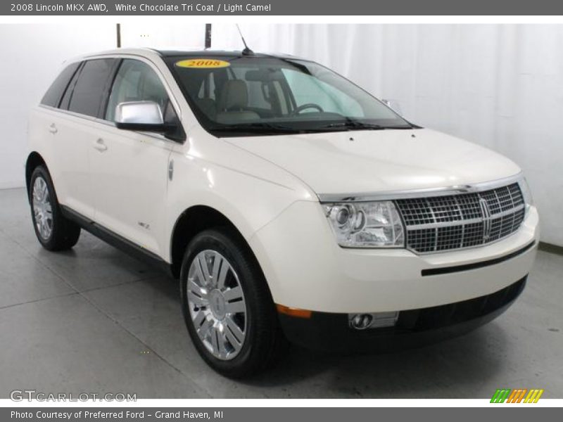 White Chocolate Tri Coat / Light Camel 2008 Lincoln MKX AWD