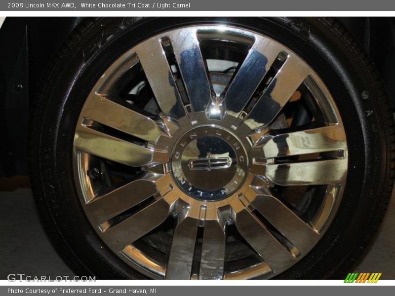 White Chocolate Tri Coat / Light Camel 2008 Lincoln MKX AWD