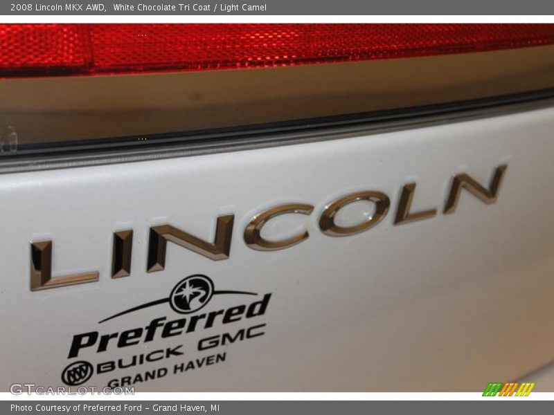 White Chocolate Tri Coat / Light Camel 2008 Lincoln MKX AWD