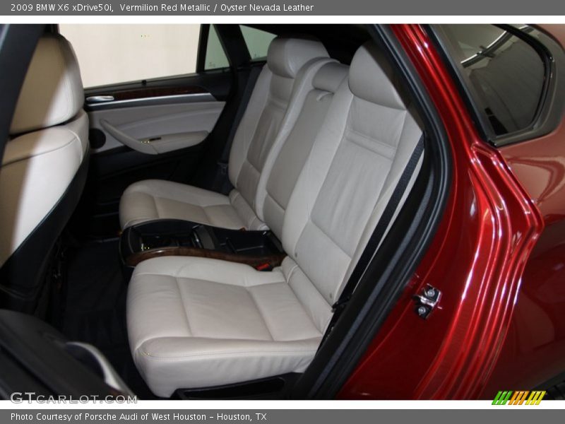 Vermilion Red Metallic / Oyster Nevada Leather 2009 BMW X6 xDrive50i