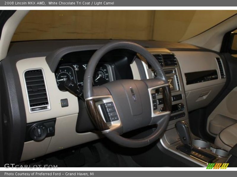 White Chocolate Tri Coat / Light Camel 2008 Lincoln MKX AWD