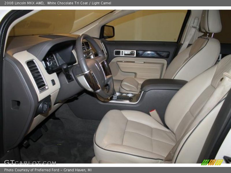 White Chocolate Tri Coat / Light Camel 2008 Lincoln MKX AWD