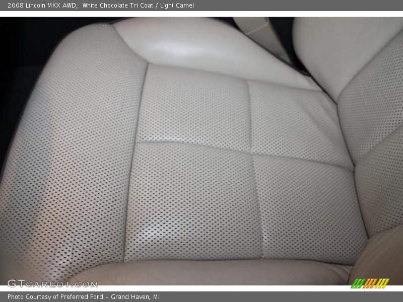 White Chocolate Tri Coat / Light Camel 2008 Lincoln MKX AWD