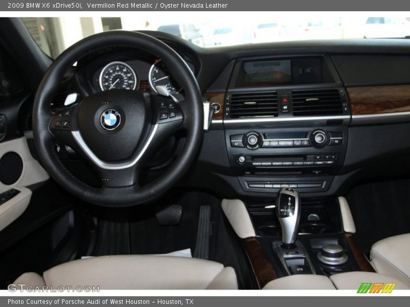 Vermilion Red Metallic / Oyster Nevada Leather 2009 BMW X6 xDrive50i