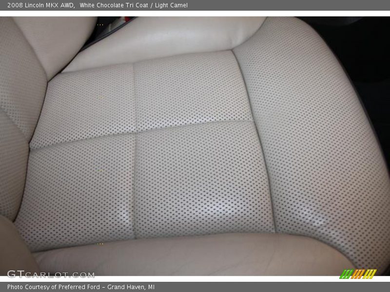 White Chocolate Tri Coat / Light Camel 2008 Lincoln MKX AWD
