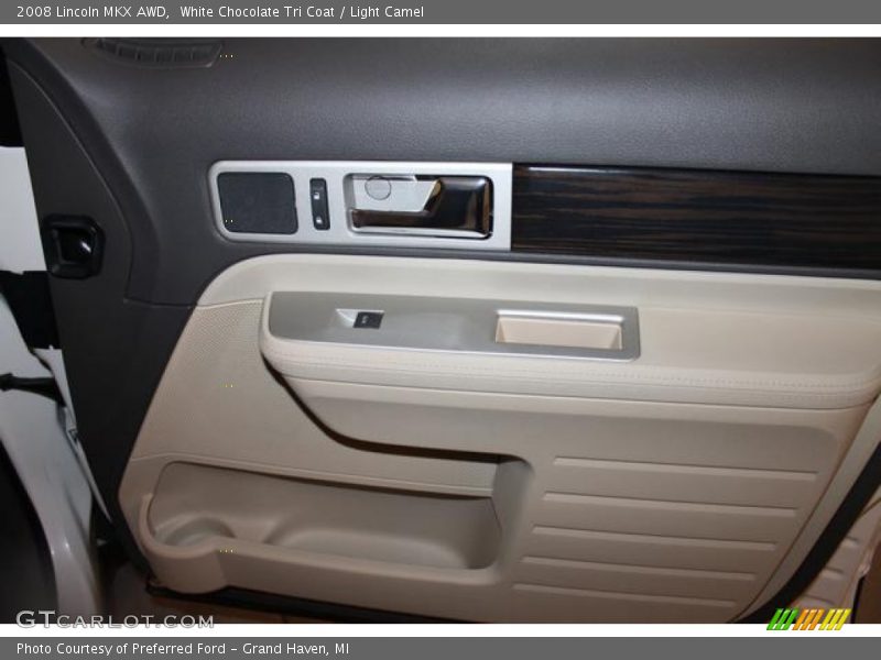 White Chocolate Tri Coat / Light Camel 2008 Lincoln MKX AWD