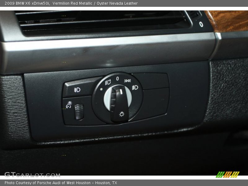 Vermilion Red Metallic / Oyster Nevada Leather 2009 BMW X6 xDrive50i