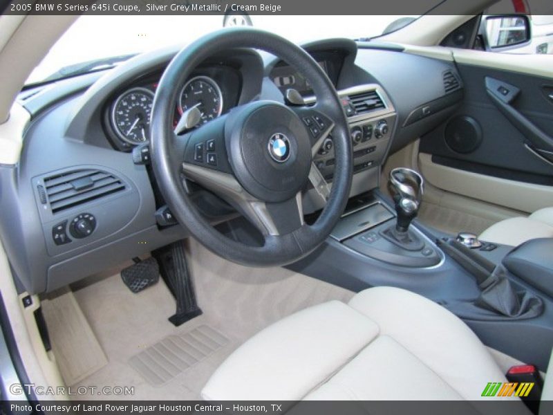 Cream Beige Interior - 2005 6 Series 645i Coupe 