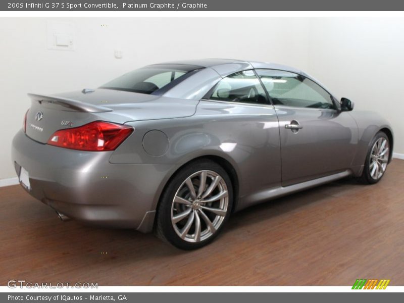 Platinum Graphite / Graphite 2009 Infiniti G 37 S Sport Convertible