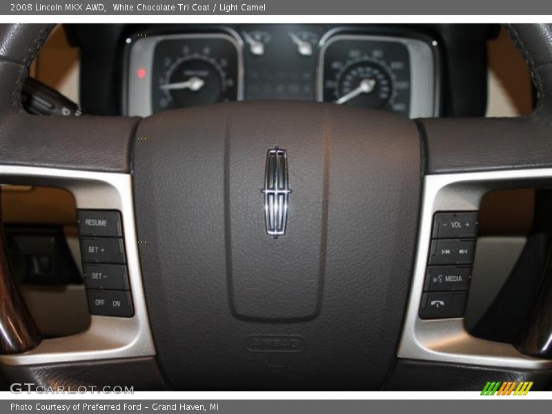 White Chocolate Tri Coat / Light Camel 2008 Lincoln MKX AWD