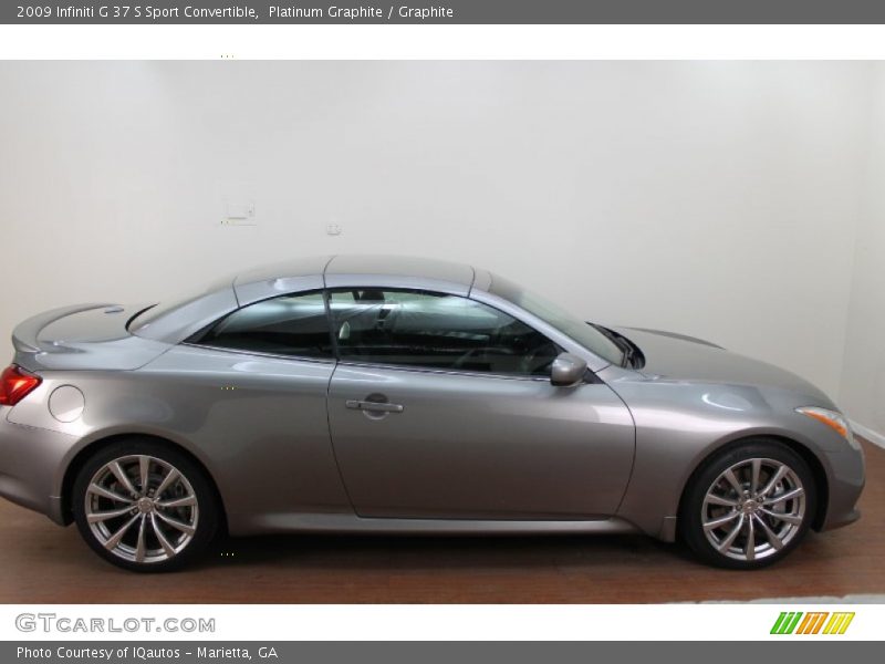 Platinum Graphite / Graphite 2009 Infiniti G 37 S Sport Convertible