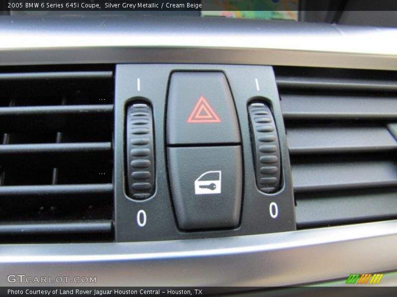 Silver Grey Metallic / Cream Beige 2005 BMW 6 Series 645i Coupe