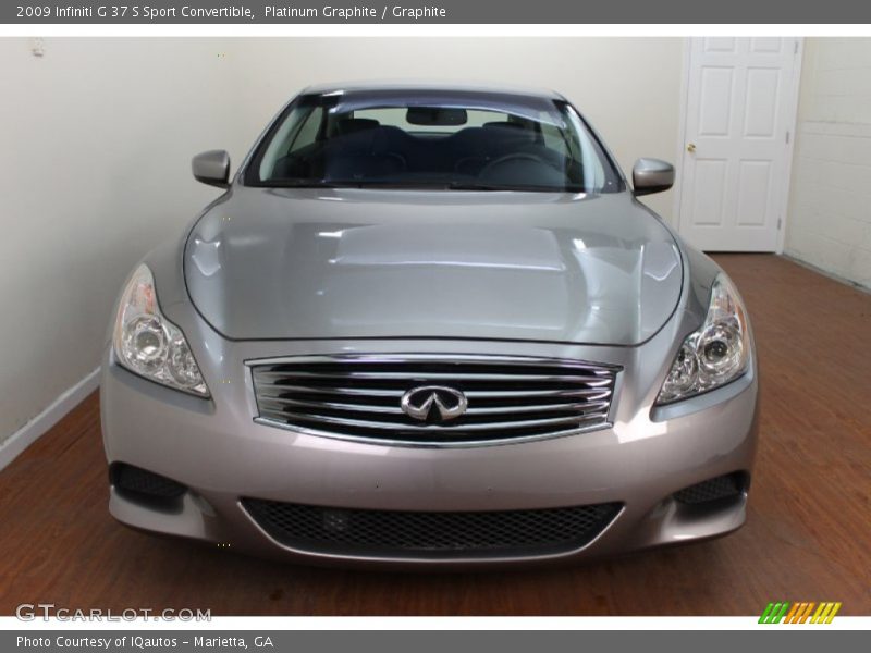 Platinum Graphite / Graphite 2009 Infiniti G 37 S Sport Convertible