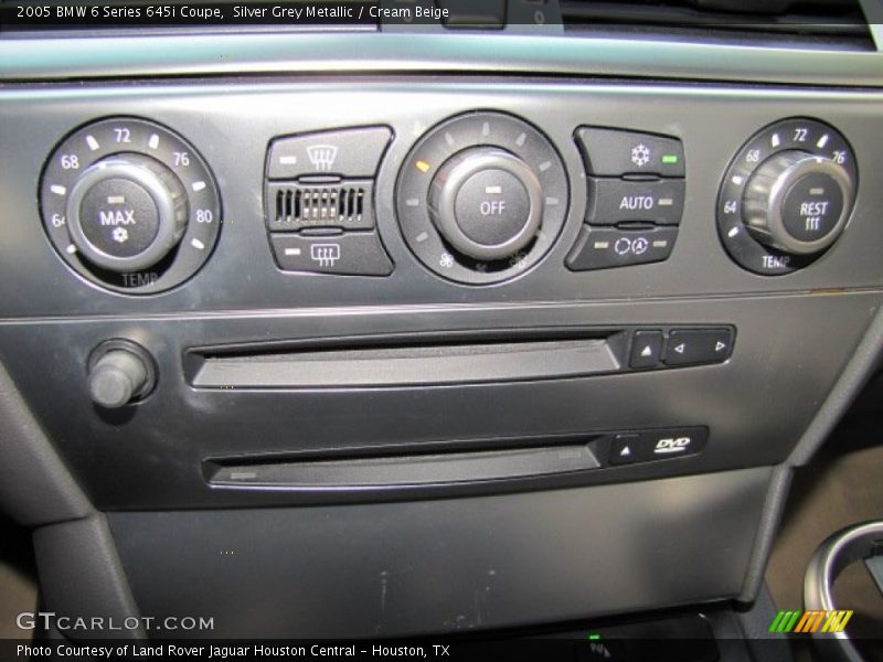 Controls of 2005 6 Series 645i Coupe