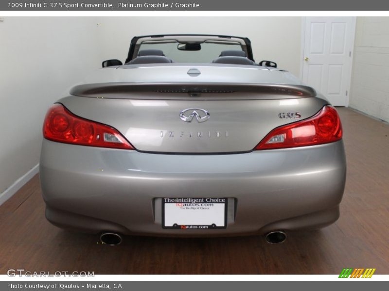 Platinum Graphite / Graphite 2009 Infiniti G 37 S Sport Convertible