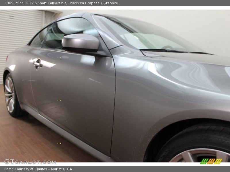 Platinum Graphite / Graphite 2009 Infiniti G 37 S Sport Convertible