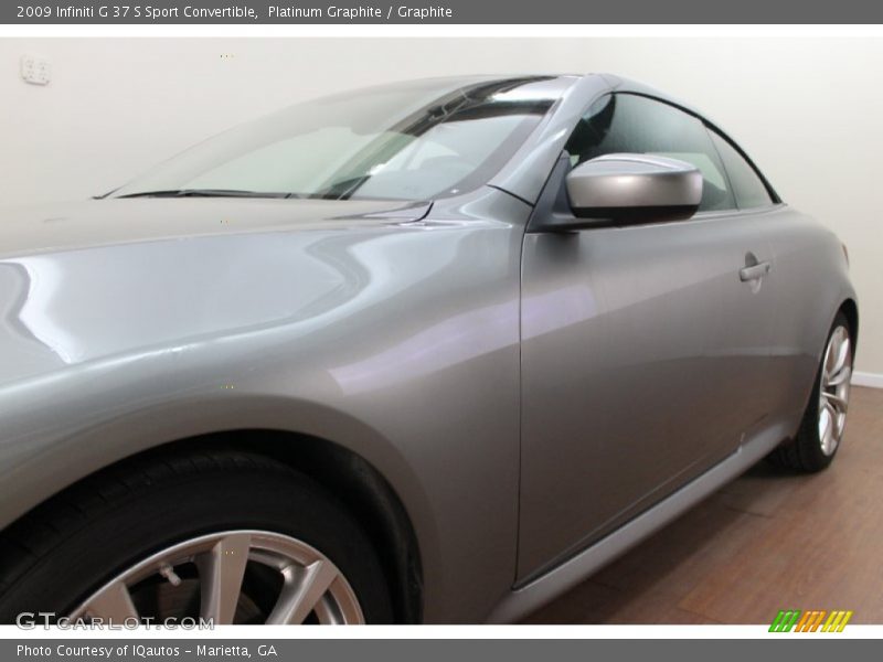 Platinum Graphite / Graphite 2009 Infiniti G 37 S Sport Convertible