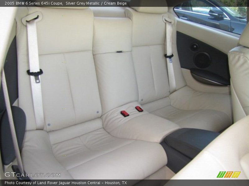 Silver Grey Metallic / Cream Beige 2005 BMW 6 Series 645i Coupe