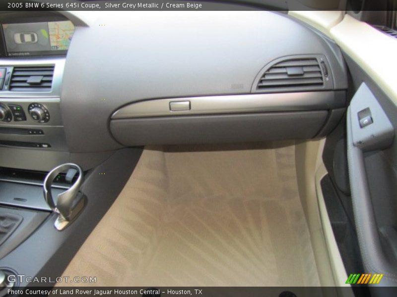 Silver Grey Metallic / Cream Beige 2005 BMW 6 Series 645i Coupe