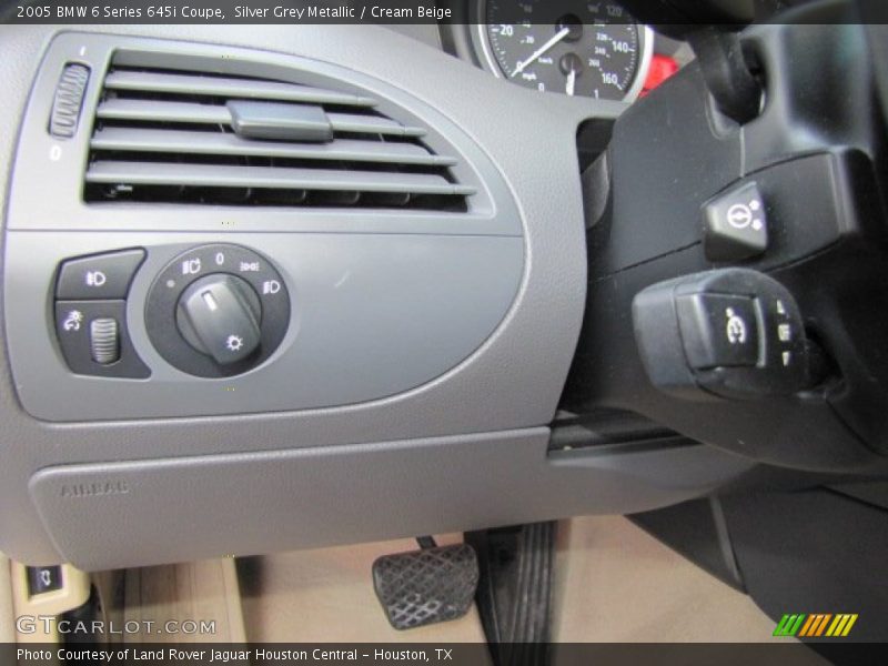 Silver Grey Metallic / Cream Beige 2005 BMW 6 Series 645i Coupe