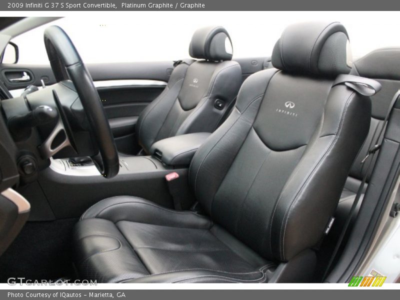 Front Seat of 2009 G 37 S Sport Convertible