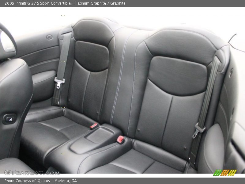 Rear Seat of 2009 G 37 S Sport Convertible