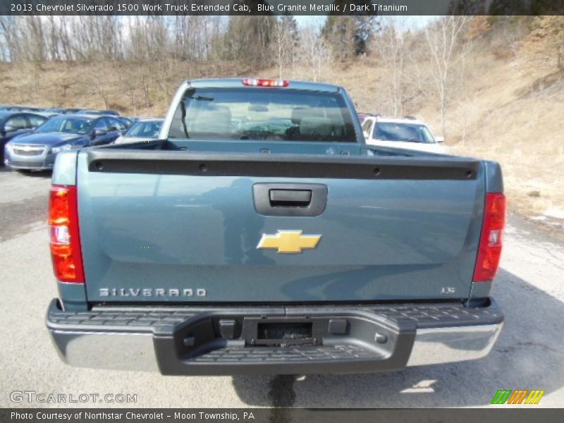 Blue Granite Metallic / Dark Titanium 2013 Chevrolet Silverado 1500 Work Truck Extended Cab