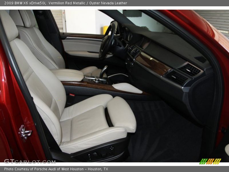 Vermilion Red Metallic / Oyster Nevada Leather 2009 BMW X6 xDrive50i