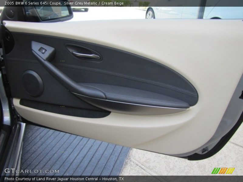 Silver Grey Metallic / Cream Beige 2005 BMW 6 Series 645i Coupe