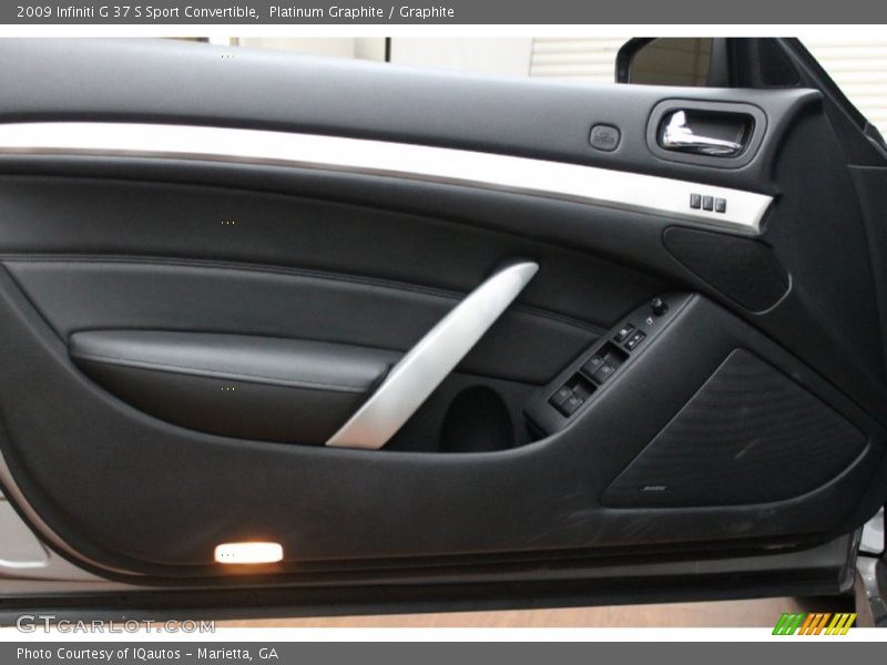 Platinum Graphite / Graphite 2009 Infiniti G 37 S Sport Convertible