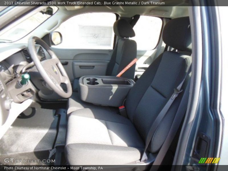 Blue Granite Metallic / Dark Titanium 2013 Chevrolet Silverado 1500 Work Truck Extended Cab