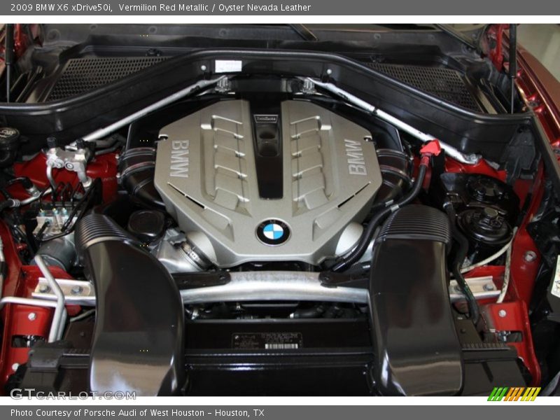 Vermilion Red Metallic / Oyster Nevada Leather 2009 BMW X6 xDrive50i