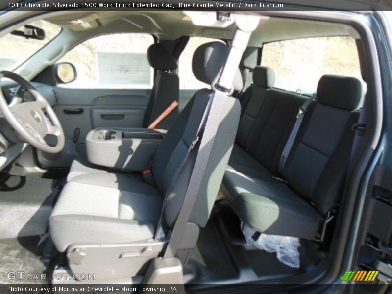 Blue Granite Metallic / Dark Titanium 2013 Chevrolet Silverado 1500 Work Truck Extended Cab
